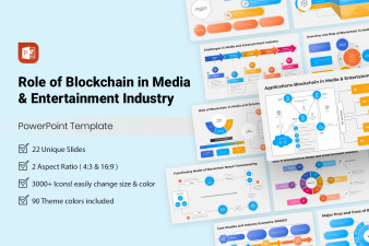 Role of Blockchain in Media and Entertainment Industry PowerPoint Template
